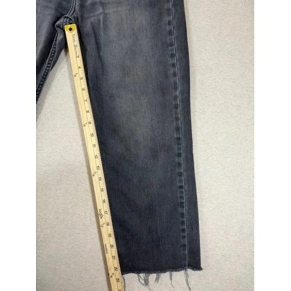 We The Free Pacifica High Rise Slim Straight Leg Jeans Women 28 Black Excellent - Picture 5 of 8